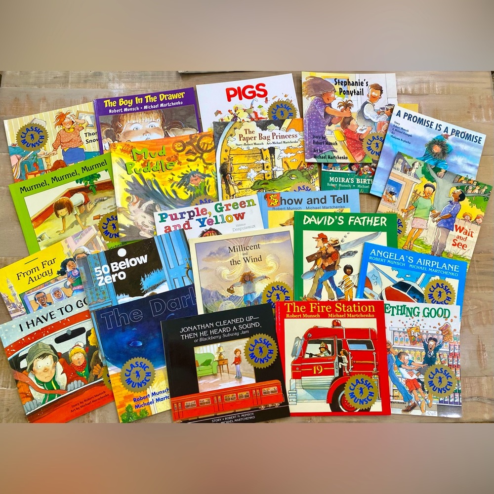 21 Classic Munsch children’s books new assortment reading stories